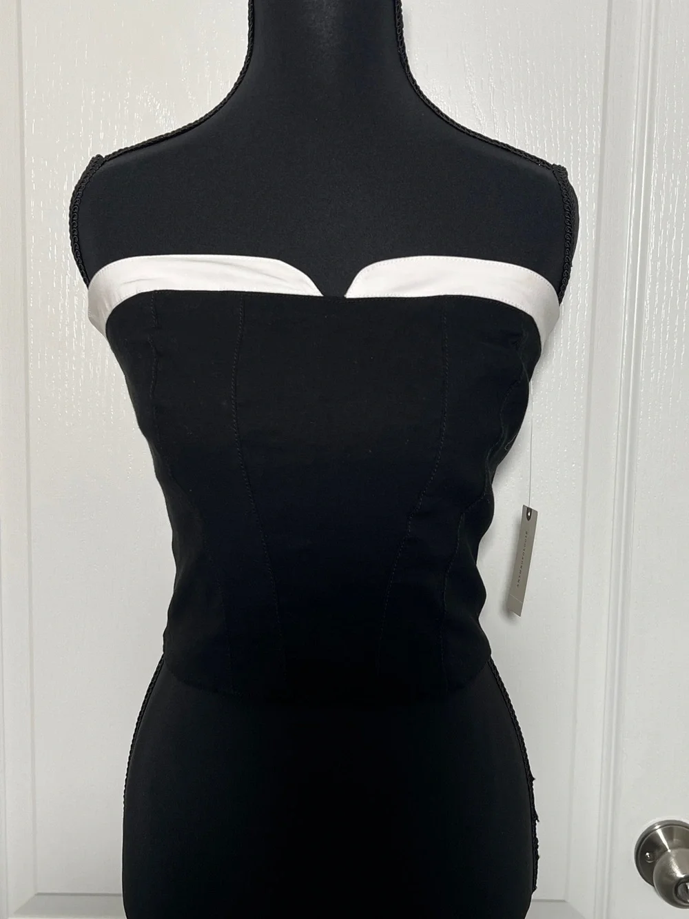 NWT Maeve by Anthropologie Strapless Peekaboo Top size S - Picture 5 of 15